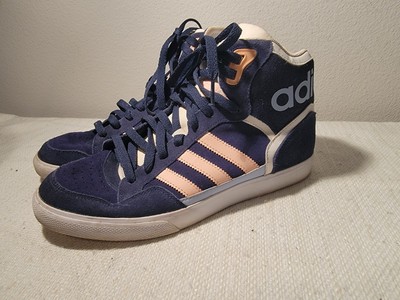 Adidas Originals Women s Extaball Blue Pink High-Top Sneaker Shoe B35351 - Sz 10