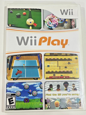 Wii Play, Sports Games (Nintendo Wii,)   Authentic & CIB!