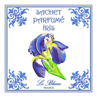 Le Blanc Iris Perfumed Scented Sachet (4 Pack)