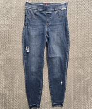 Spanx 20203R Distressed Denim Leggings Medium Wash Womens Size Medium Jegging