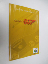 Goldeneye 007 Genuine Nintendo 64 N64 Instruction Booklet Manual