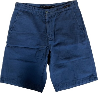 Paul&Shark P&S kurze Hose E17P4132  Farbe 243 blau Leinen Baumwolle