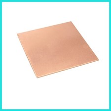 16 Gauge 99.9 Pure Copper Sheet, 1 Pcs 0.05" x 7.9" x 7.9" Copper Plates Bra...
