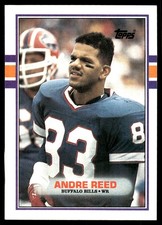 Andre Reed 1989 Topps #52 Buffalo Bills NFL READ FREE SHIPPING AutographDen