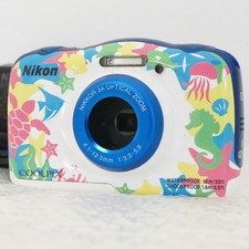 Near MINT Nikon COOLPIX W100 Marine 13.2MP Waterproof Digital Camera from Japan