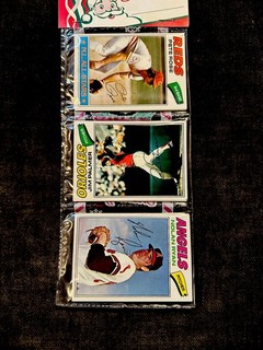 1977 TOPPS XMAS BASEBALL RACK PACK NOLAN RYAN PETE ROSE JIM PALMER