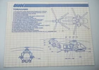 1986 Tomahawk Helicopter Blueprints Instructions Vintage G.I. GI Joe 3.75 ARAH