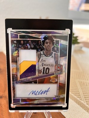 Panini Spectra 2022-23 Max Christie Rookie Patch Auto 31/35