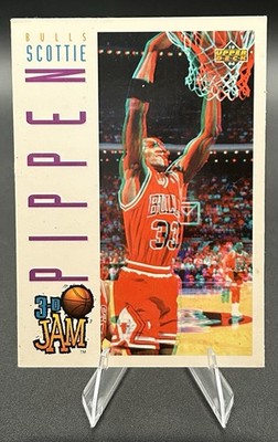 1993-94 Upper Deck Pro View Scottie Pippen #93 3D Jam Chicago Bulls