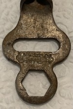 Antique Vintage 1930s Roller Skate Key Metal w Hexagon Wrench Union Hardware