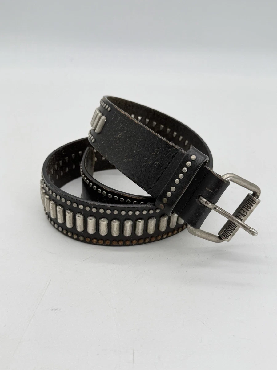 HARLEY-DAVIDSON スタッズ付きレザーベルト Harley-Davidson Studded Belts for Men for sale | eBay
