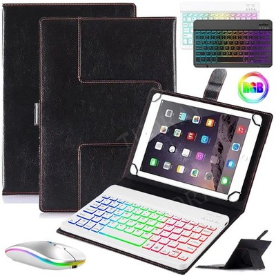 QWERTZ Beleuchtete Tastatur Maus Für Xiaomi Mi Pad 5 6 7 8 Pro Redmi Pad 2 Hülle