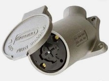 Hubbell HBL21420 Power Entry Connector, 30A 6...