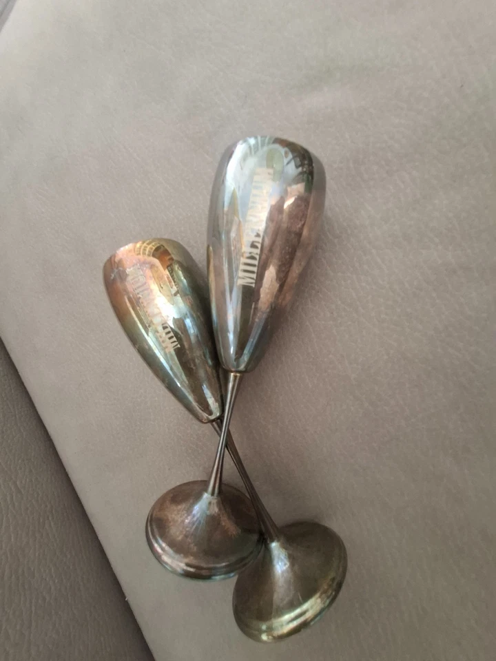 Bicchieri MILLENIUM - ARGENTATO 1000 - Anno 2000 - Immagine 3 di 4