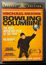 Bowling for Columbine (DVD, 2002, 2 Disc Set) - Free Shipping without case.