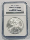 2008 American Silver Eagle 1 oz .999 Fine Silver. NGC-Uncirculated.