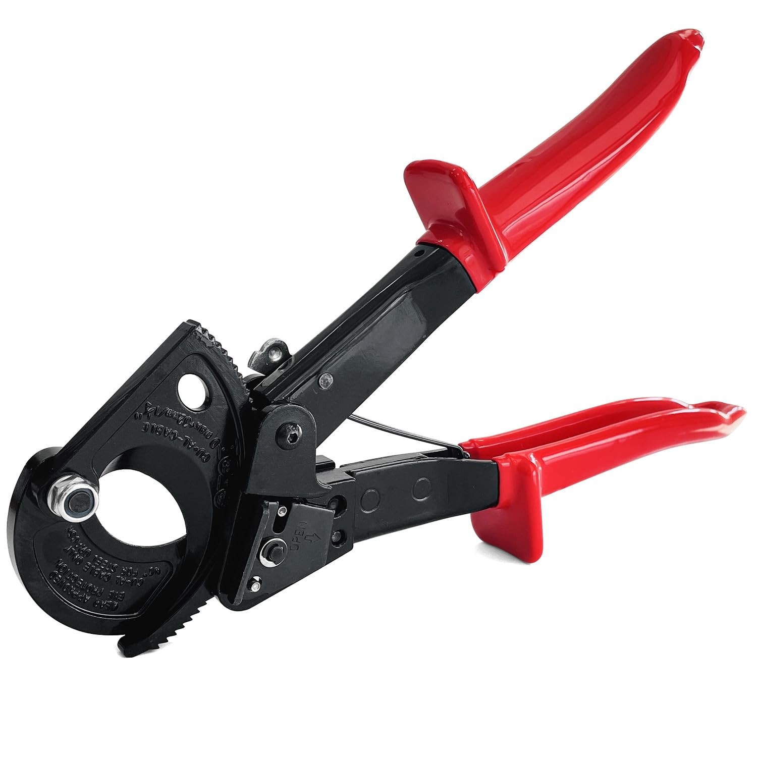 Heavy Duty Ratchet Cable Cutter for Aluminum Copper Wire Up to 240mm 600MCM