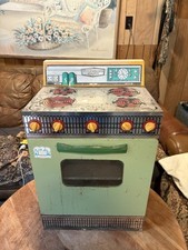 Vintage Sears Wolverine Rite Hite Avocado Green Metal Kids Oven Toy