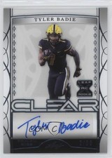 2022 Leaf Trinity Clear Auto Silver 2/99 Tyler Badie #CA-TB1 Auto 0q21