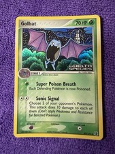 Pokemon Ex Delta Species Golbat 43/113 Reverse Holo Stamped - NM on eBay