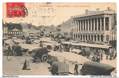 AXHP14-0944-59 - Hazebrouck - Großer Platz Ein Jour De Markt