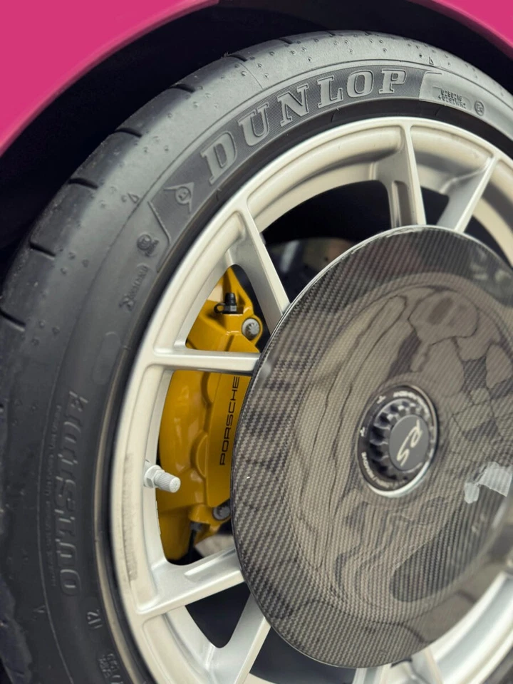 Time Attack Aerodinámico Disco Rueda Trasera Discos Cubiertas Cayman GT4 RS 718 Foto 3 de 4