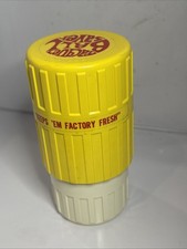 VTG Yellow Gexco Racquetball Saver - Holds Two Balls - Made in USA