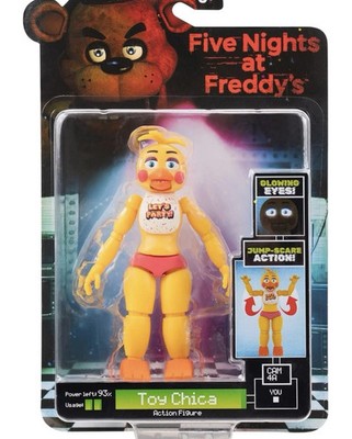 Five Nights at Freddy s Toy Chica 5'' Figur mit Jumpscare Funktion & GITD Augen