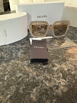 PRADA PR 21XS Grey Brown/Light Brown (06G-4I2) Sunglasses Brand
