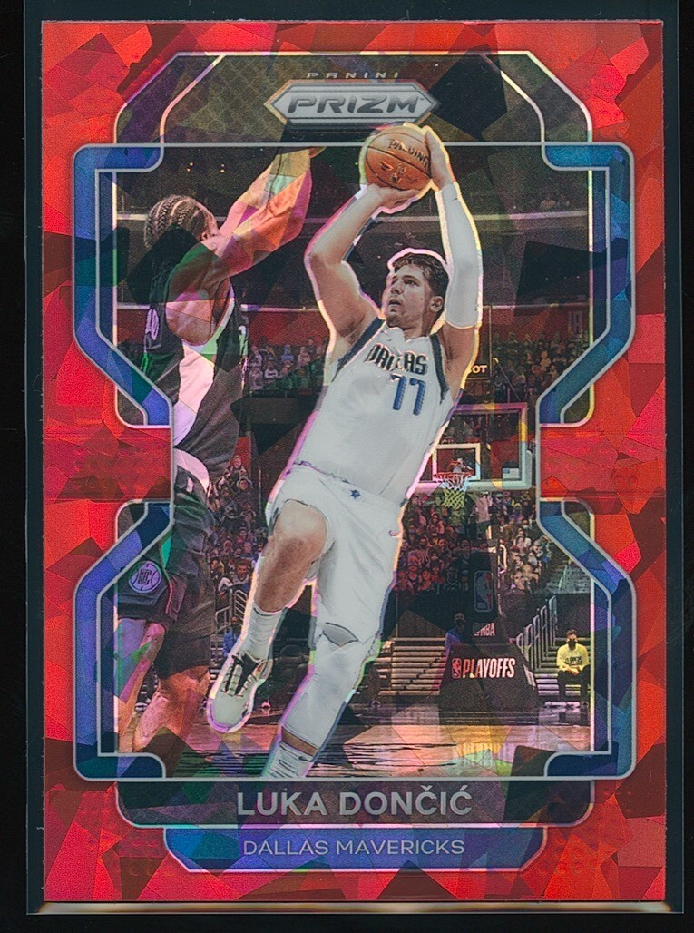 Luka Doncic 2021-22 Panini Prizm Red Ice Prizm #223