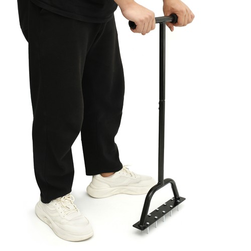 Manual Yard Aerator Tools Steel Yard Aerators with 10 Soil Spikes Heavy elBZN - Picture 8 of 11