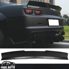 Fits 10-13 Chevrolet Camaro Trunk Spoiler Ikon Style Duckbill Type Unpainted Pp