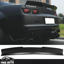 Fits 10-13 Chevrolet Camaro Trunk Spoiler Ikon Style Duckbill Type Unpainted PP