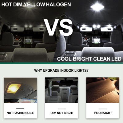 NSLUMO LED Interni Lettura Luce Del Tetto Mappa Luce Per Il 2015-2021 Je.ep Renegade 5X Auto Cupola Interna Mappa Luci Xenon Bianco Specchio Cosmetico Lampada - View #3