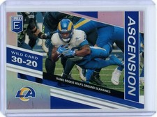 2021 Panini Elite Los Angeles Rams Wild Card Ascension Insert- Cam Akers