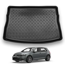 NOMAD Boot Liner for VW Golf MK7 2013-19 Tailored Fit Tray Full Size Spare Tyre