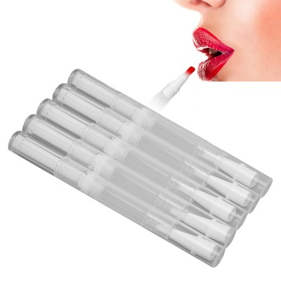4.5ml Empty Nail Oil Pen Brush Transparent Fillable Nail Oil Treatment Oil P TOS