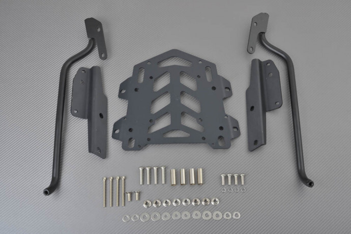 Support top case acier pour Honda CRF1100L anti-vibrations bagagerie