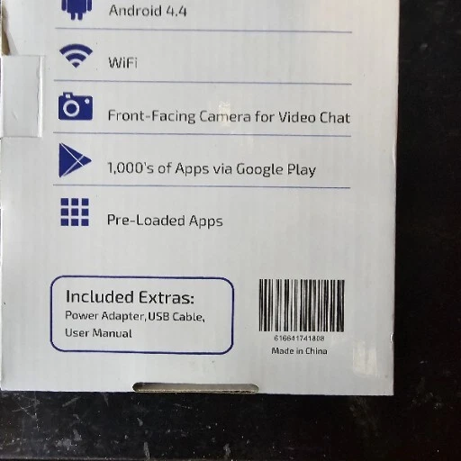 MiTraveler 725 8 GB Ampliable Wi-Fi 7 pulgadas Negro Pantalla Táctil Cuatro Núcleos 1.3Ghz Droid Foto 2 de 4
