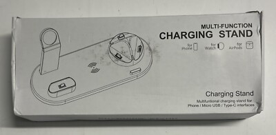 Multi-Function Charging Stand, Black
