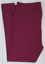 TC2 LuLaRoe Tall & Curvy2 Leggings Solid Warm Purple NWT 93