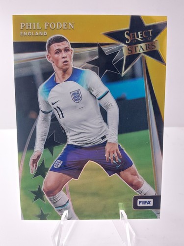 Phil Foden Select Stars Gold/10 Panini FIFA Select Soccer 2022-23