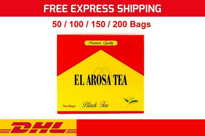50 - 200 Bags EL AROSA ALAROUSA Kenyan Egyptian Dust Tea Bags Envelope Natural