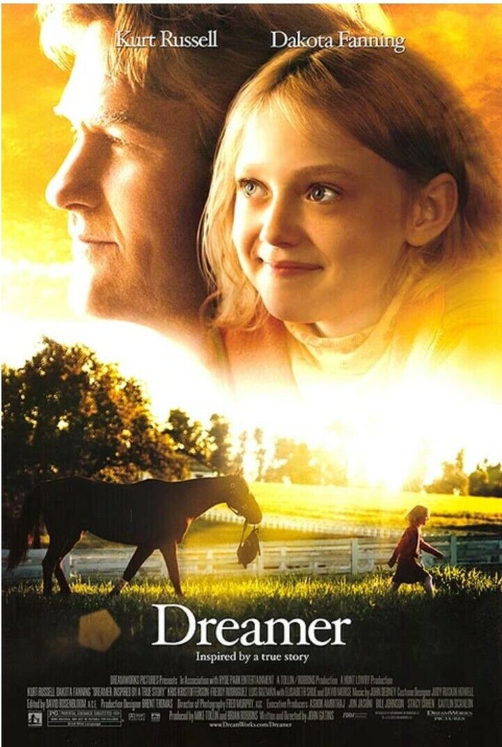 DREAMER - Movie POSTER - Kurt Russell & Dakota Fanning  (2)