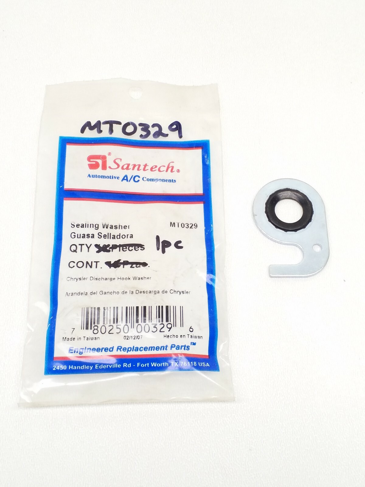 MT0329 Santech Industries A/C Discharge 5.2L Hook Sealing Washer - Qty ...