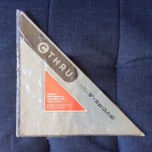 C-THRU P450-10 Professional Triangle with Inking Edge 10”