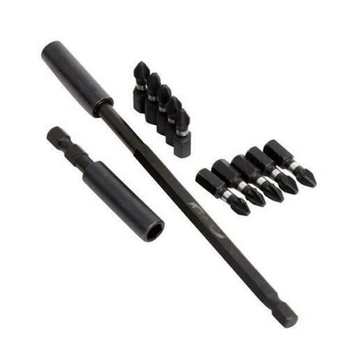 Neilsen Impact Bit Holders Screwdriver Set 12pcs 25mm PZ2 PH2 Pozi Bits