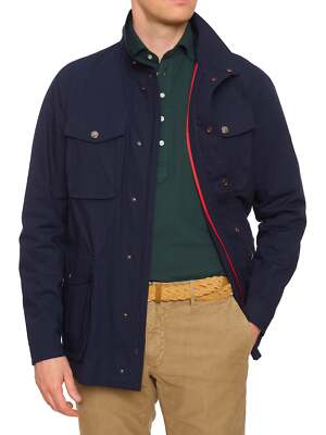 KITON KIRED Navy ''Ariel'' Carlo Barbera Microfiber Jacket EU 50 NEW US M 2025