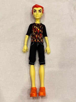 Monster High doll G1 Boy Ghoul Fair_Heath Burns_Outfit Clothes Shoes ...
