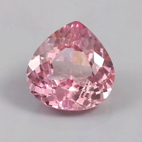 Naturel 13.20Ct Gigantesque Padparadscha Saphir Trillion Certifié